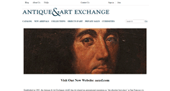 Desktop Screenshot of antiqueandartexchange.com
